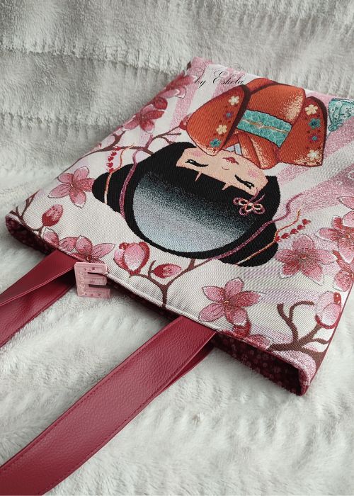 Sac cabas Jacquard