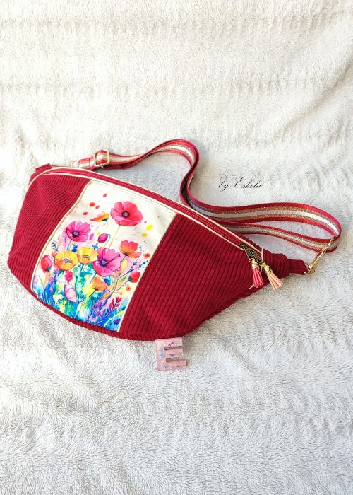 Sac banane stella fleuri