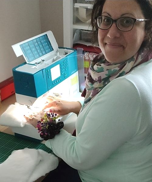 Alexandra, By Eskela, dans son atelier.