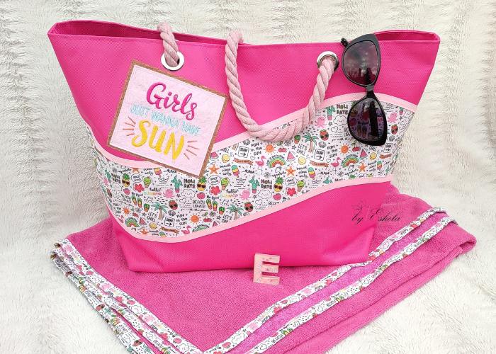 Sac cabas Samba rose